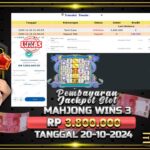 BUKTI JACKPOT SLOT MAHJONG WINS 3 TERPERCAYA DI INDONESIA TGL 20-11-2024