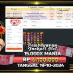 BUKTI JACKPOT SLOT 15.000X MANIA TERPERCAYA DI INDONESIA TGL 19-11-2024